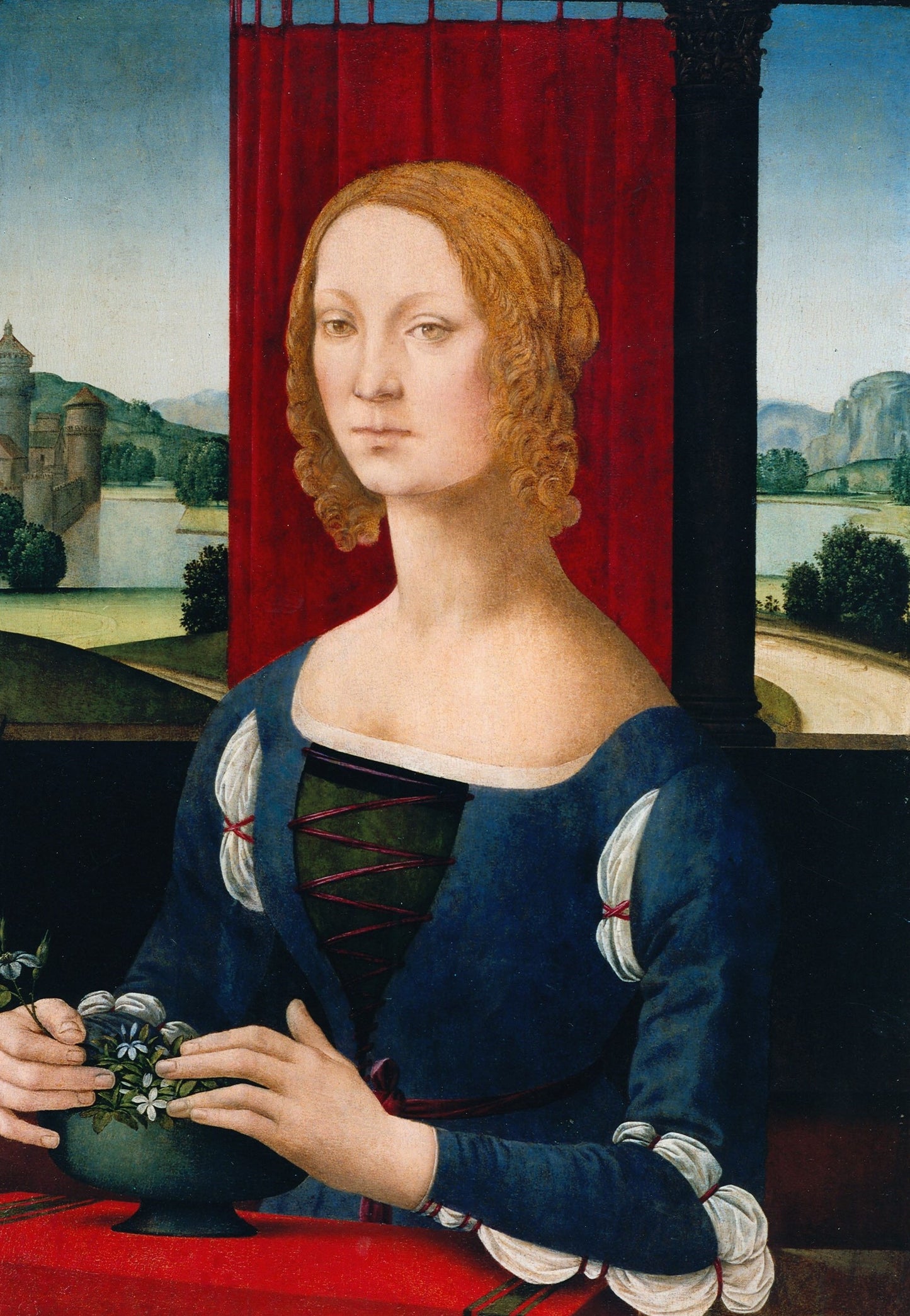 Portrait by Lorenzo di Credi 1460 Musei San Domenico, Forlì
